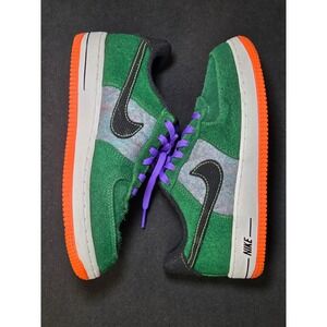 Nike Air Force 1 Low Green Purple Orange Kids Sneakers DZ5289-300 Size 2Y